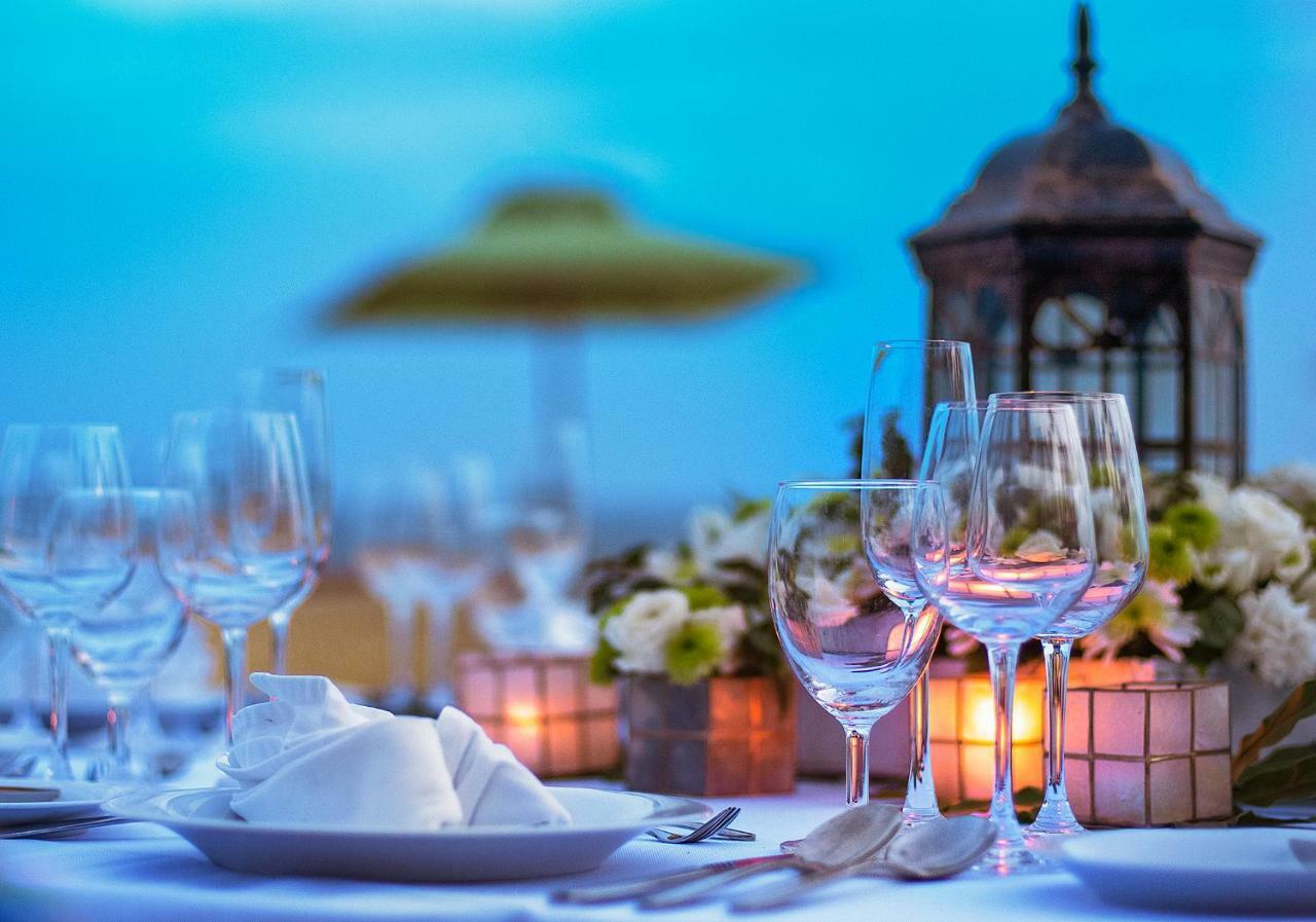 فندق ساوث بالمز ريزورت بانغلاو بنغلاو المظهر الخارجي الصورة A table set for fine dining
